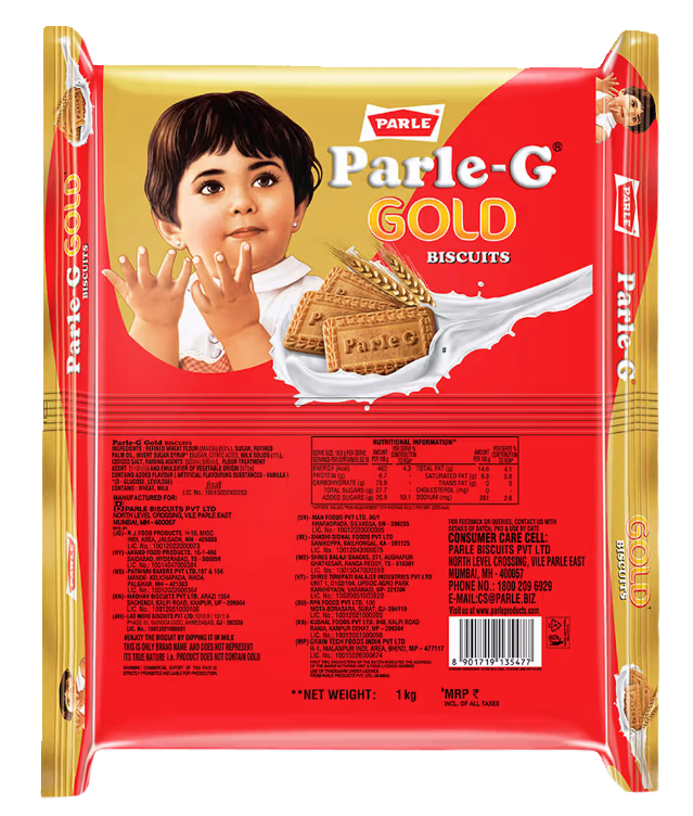 Parle G Gold Biscuits – 1kg
