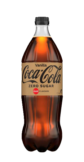Coca-Cola Zero Sugar Vanilla Soft Drink Bottle | 1.25L
