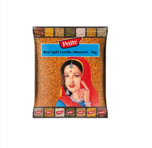 Pattu Red Lentils Split (Masoor Dhall) 1kg/2kg/4kg