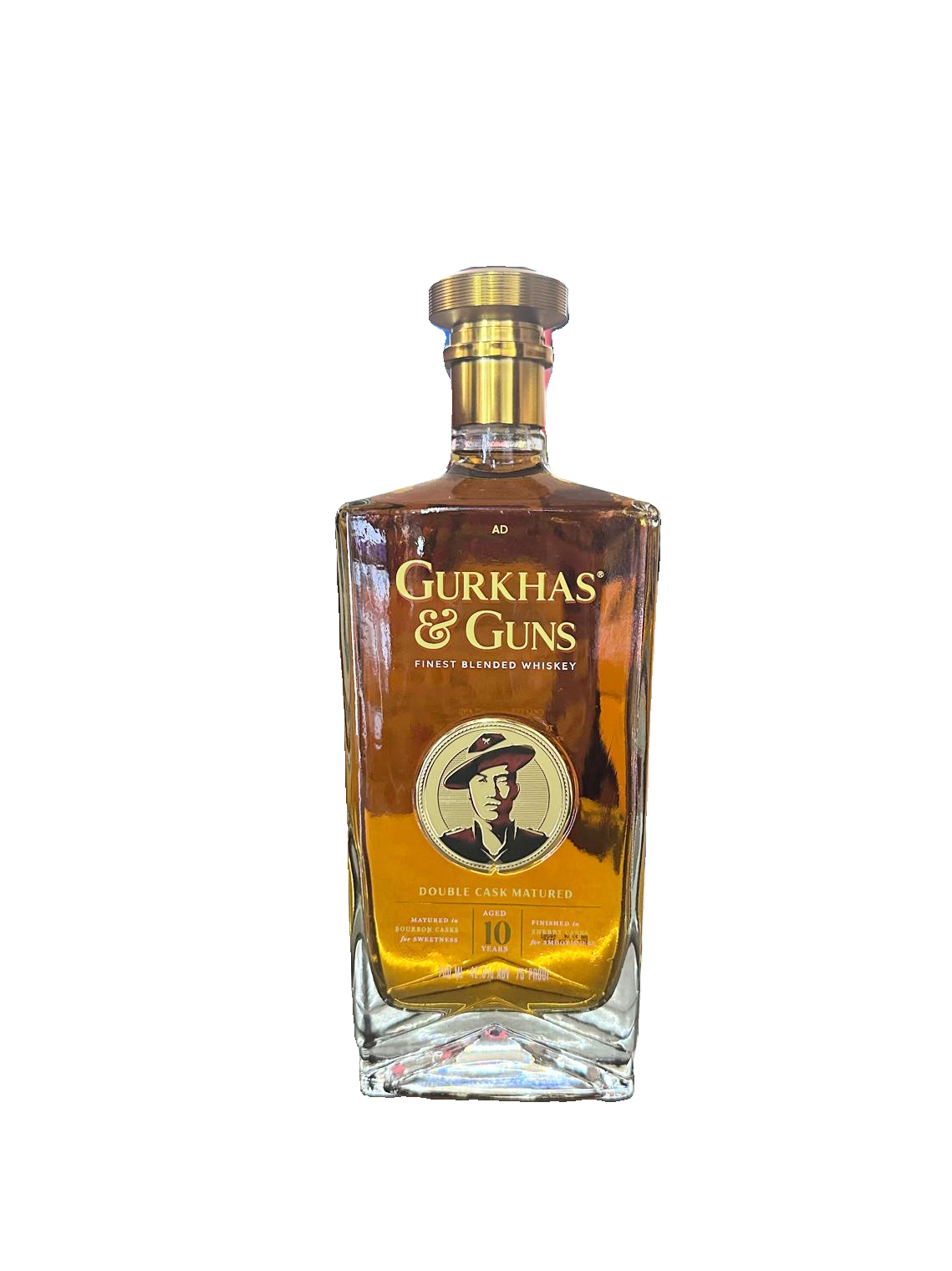 Gurkhas & Guns 10 Year Aged Finest Blended Whiskey – 750ml