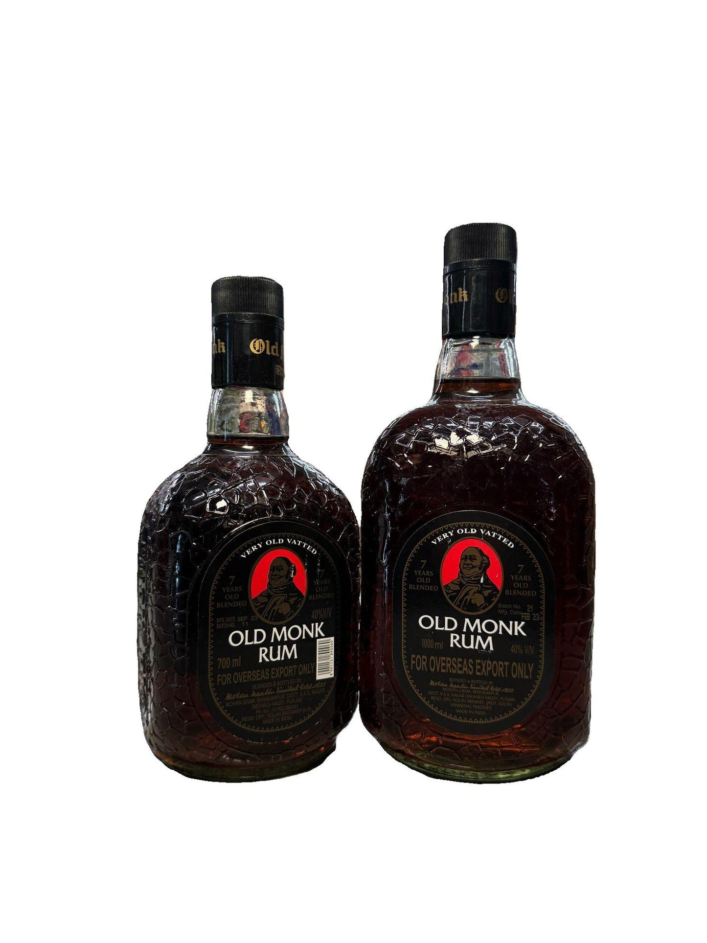 Old Monk Rum – 700ml & 1 Litre (7 Years Aged Blended)