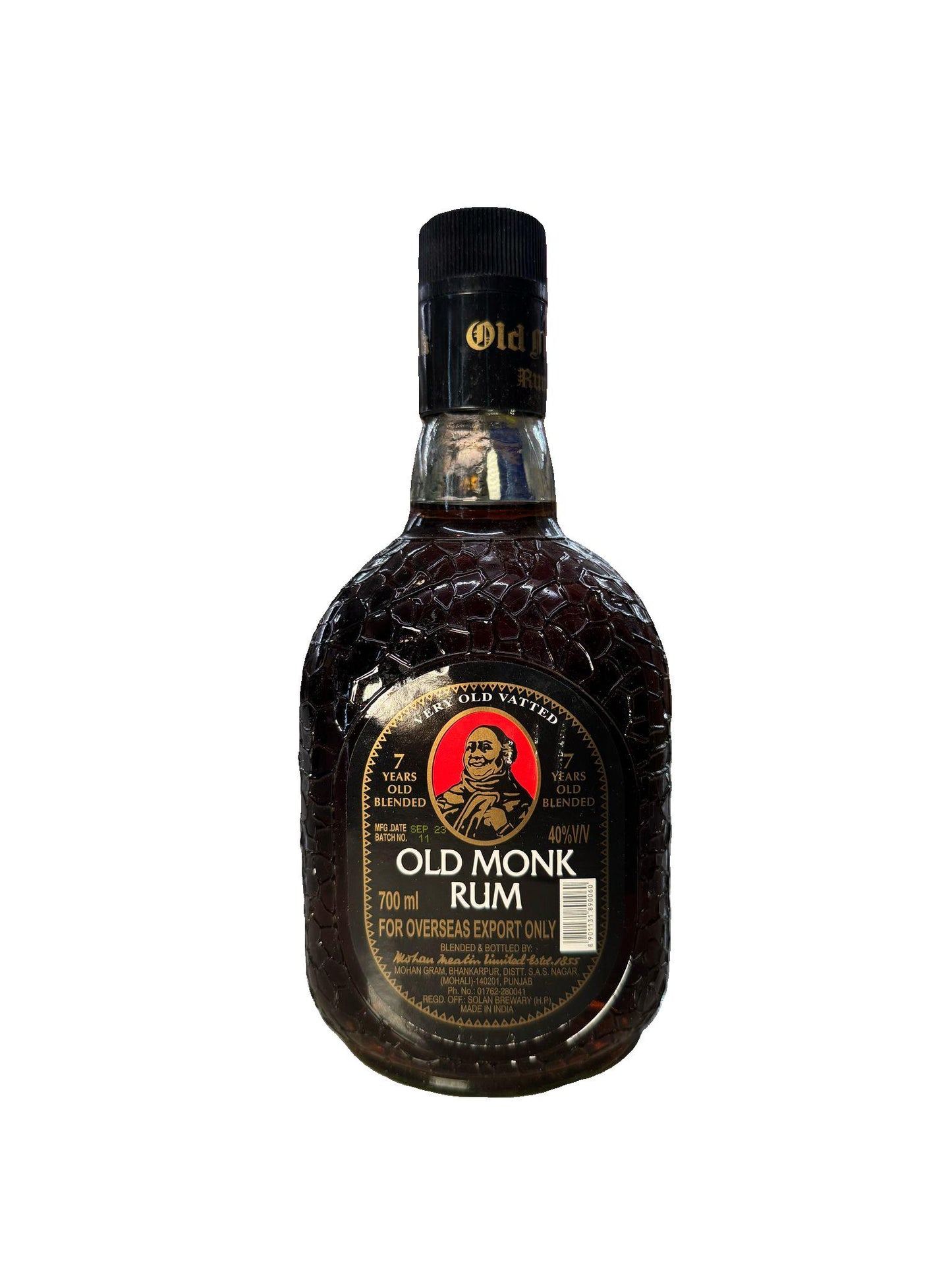 Old Monk Rum – 700ml & 1 Litre (7 Years Aged Blended)
