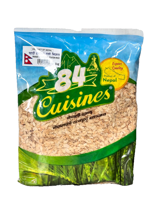 84 Cuisines Pahadi Taichin Red Beaten Rice – 1kg