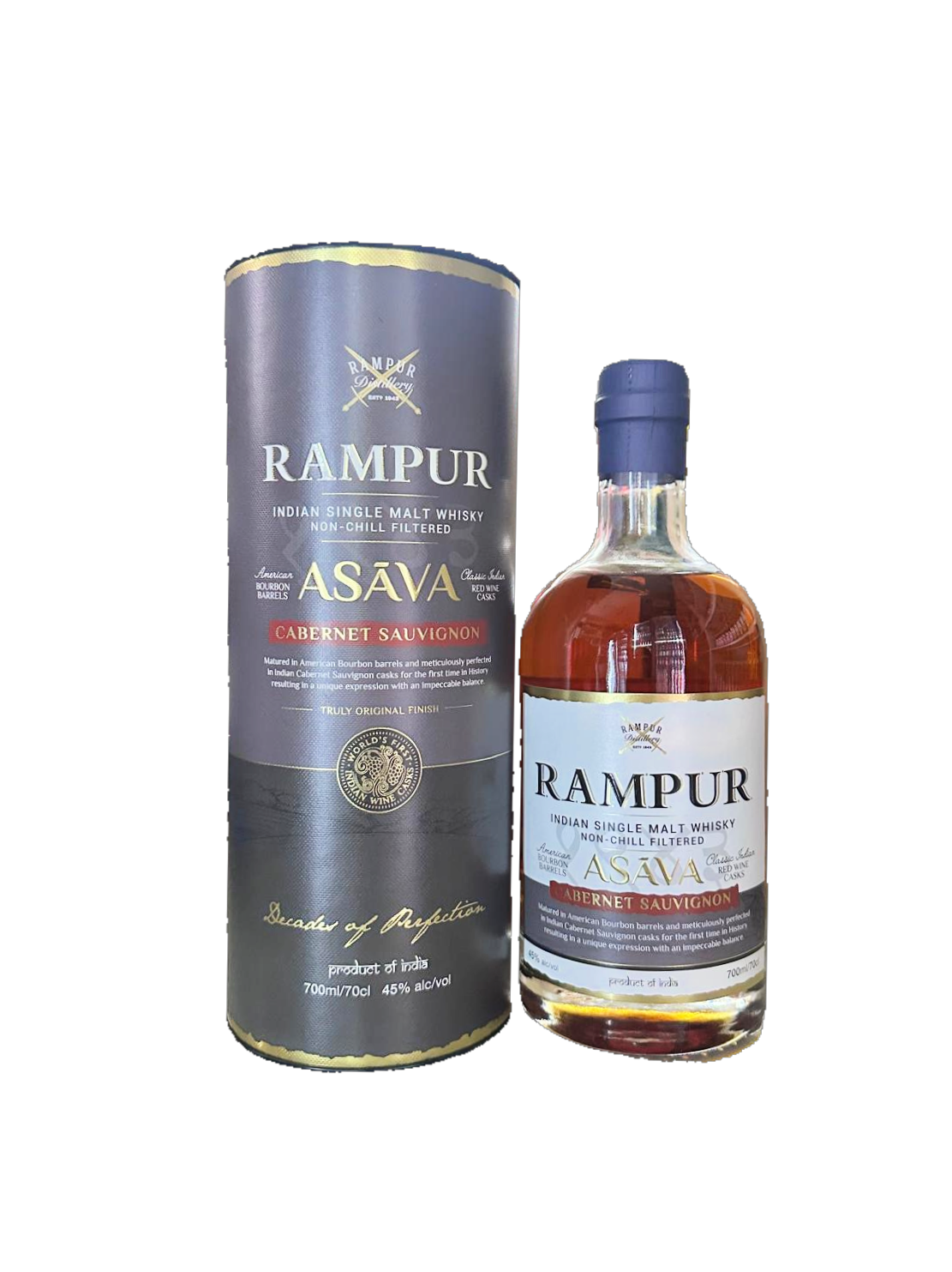 Rampur Asava Indian Single Malt Whisky – 700ml