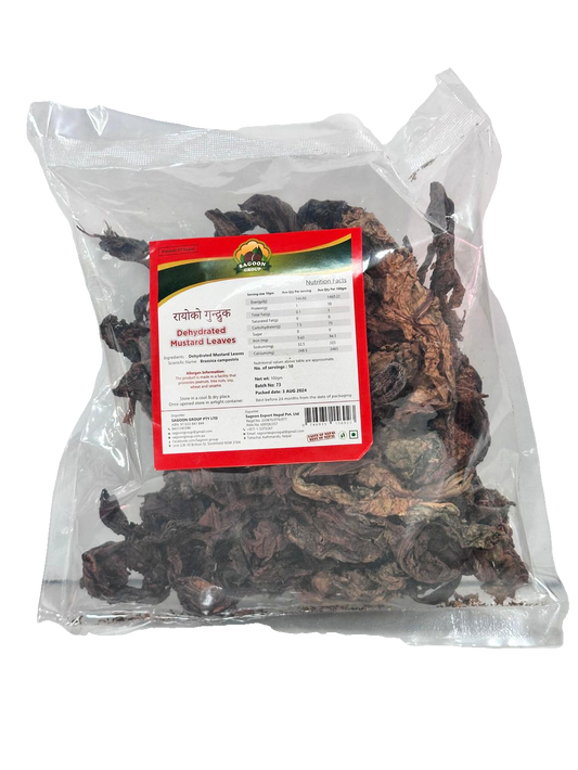 Sagoon – Dehydrated Mustard Leaves (100g)